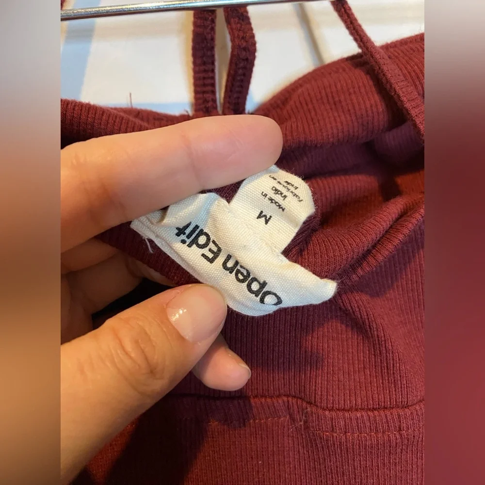 Open Edit Ribbed Dress - Picture 6 of 6